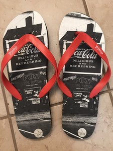 coca cola flip flops