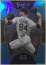 2022 Panini Select Premier Level Carolina Blue Prizm #d /35 Dylan Cease #150
