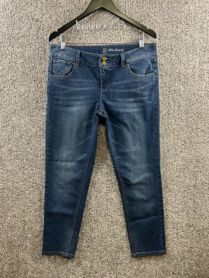 NY&C Women's Size 10 Blue Slim Slouch Denim Jeans Stretch 