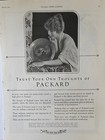 Vintage 1923 magazine ad for Packard - Crystal ball gazing with Packard