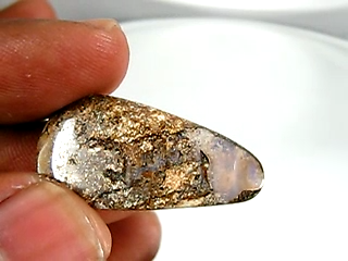 17.10 CT 26X16 MM HUGE! AUSTRALIAN NATURAL KOROIT BOULDER OPAL LOOSE GEMSTONE - Video 1 of 1