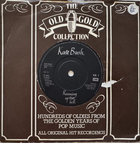 KATE BUSH - RUNNING UP THAT HILL b/w UNDER THE IVY 7" SINGLE GOOD+ 1985 EMI