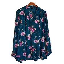 Torrid Womens Tunic Blouse Plus Size 3X Flora...
