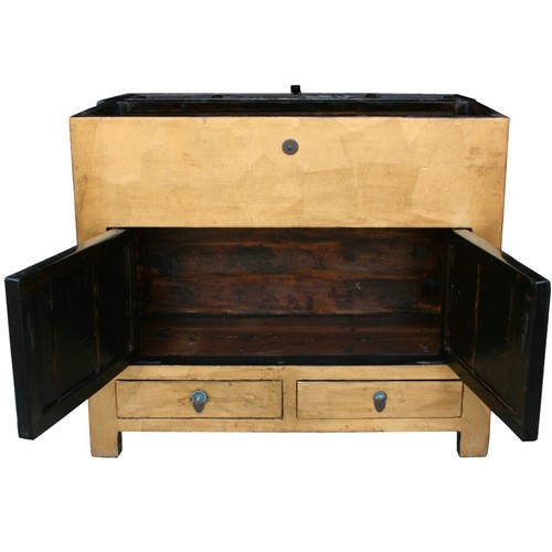 Chinese Gold Leaf Chest Cabinet (41-059) - Picture 3 of 5