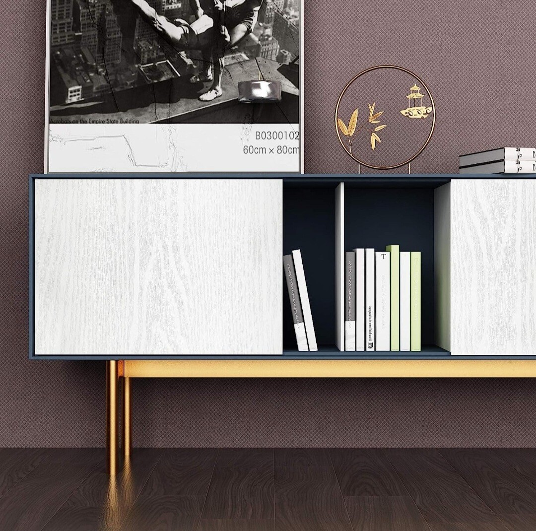 Pellicola Adesiva Effetto Legno Grigia 40x900 Cm – Autoadesiva Per Mobili, Porte E Cucina, Impermeabile