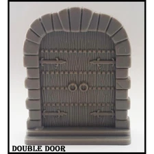 Dungeon Double Door28mm RPG miniature GREENBRIER GAMES FOLKLORE FLAT-RATE SHIP