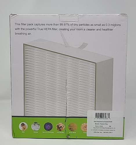 6 Pack Future Way Replacement Filter for HPA090, HPA100, HPA200, HPA250, HPA300 - Picture 3 of 6