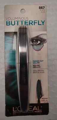 (1) L'Oreal Paris Voluminous BLACK #867 Butterfly WASHABLE Mascara NEW SEALED