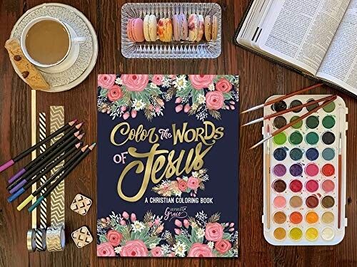 Color the Words of Jesus: A Christian Coloring Book: A Scripture Coloring Book - Picture 9 of 9