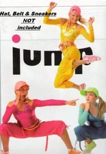 The Vibe YELLOW/GOLD Adult Large Dance Costume Hip Hop Jazz Tap Pants  Top