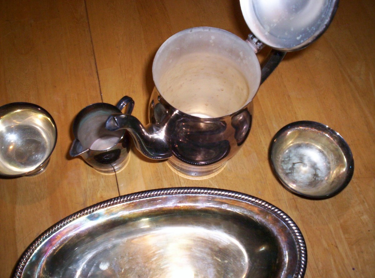 Vintage Silver On Copper 8