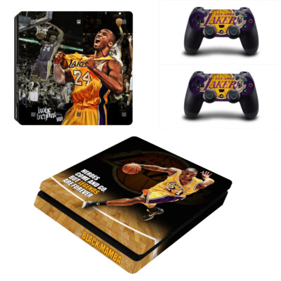 Ps4 Slim Pro Kobe Bryant Lakers Vinyl Skins Decal Stickers Console Controller Ebay