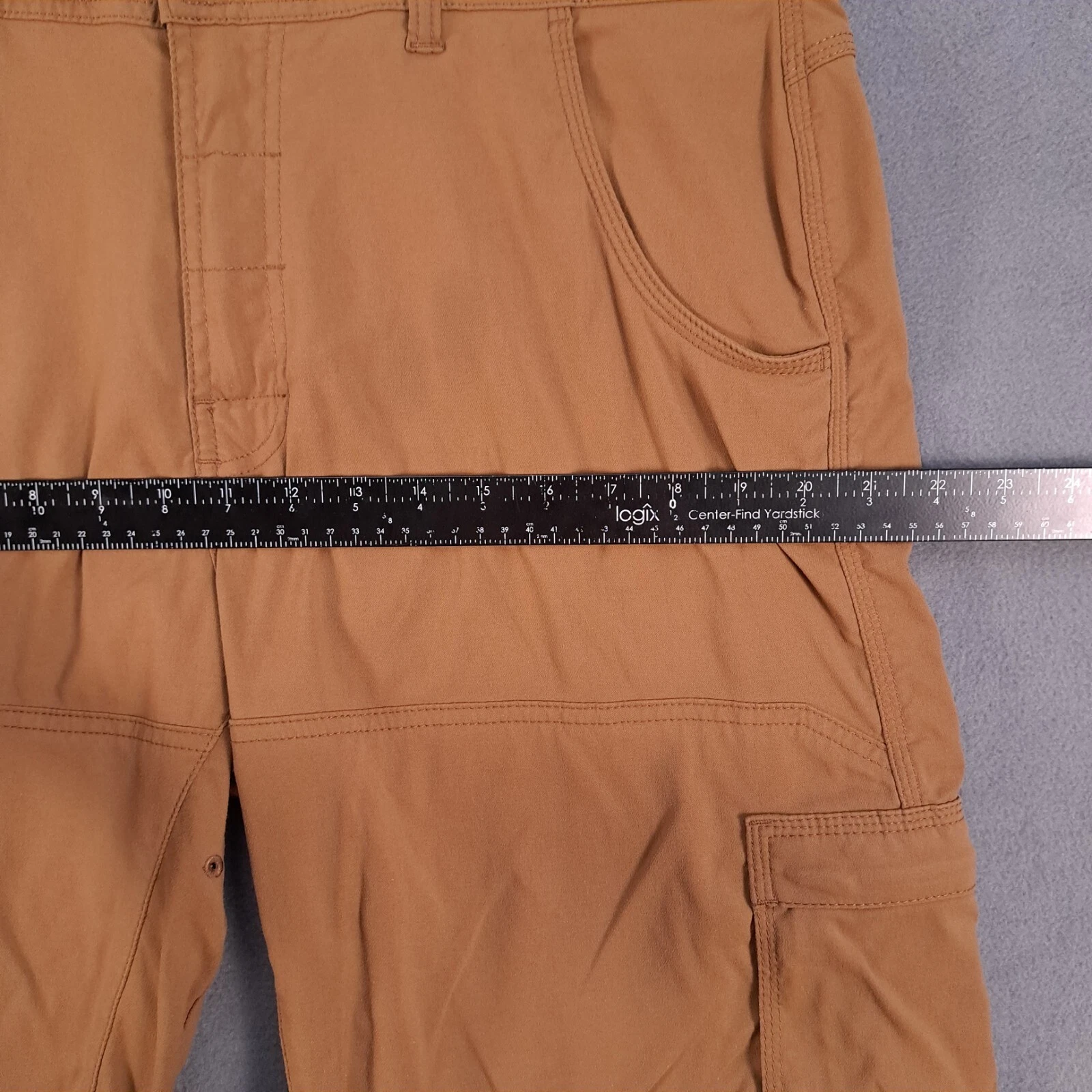 prana belted adjustable hiking outdoor pockets shorts