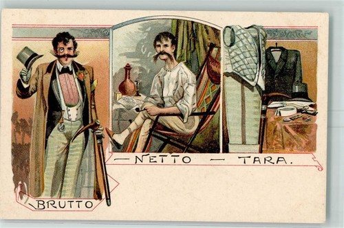 13425884 - Brutto Netto Tara AK Jugendstil 1899