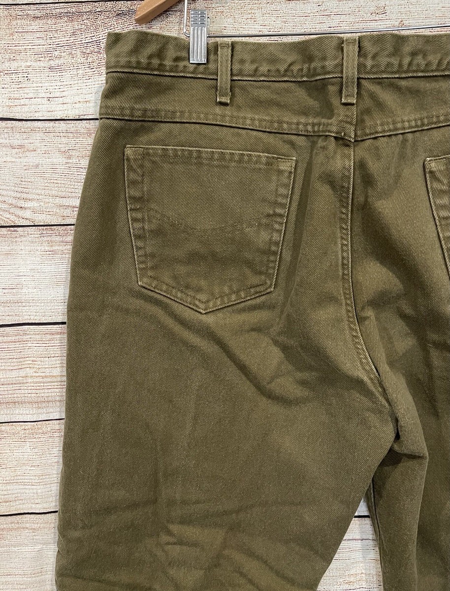 Carhartt Flannel Lined Jeans Mens 42x30 B162 BRK Brown With Carhartt Flannel Lined Jeans Mens 42x30 B162 BRK Brown With