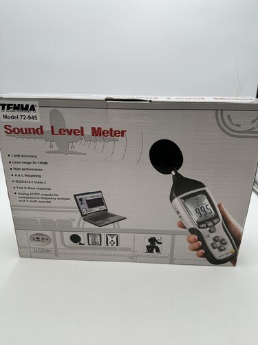 Tenma 72-945 Sound Level Meter Complete In Box + Case Tested Excellent Cond. - Picture 16 of 24