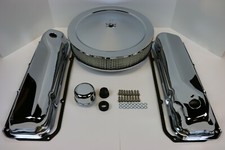 Ford 351c 400m Chrome Engine Dress Up Kit Valve Covers 14 Air Cleaner Gaskets