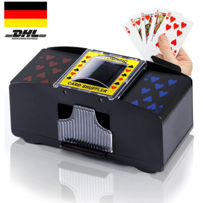 Elektrische Kartenmischmaschine - Wellensensor & Auto Shuffle Für Poker & UNO
