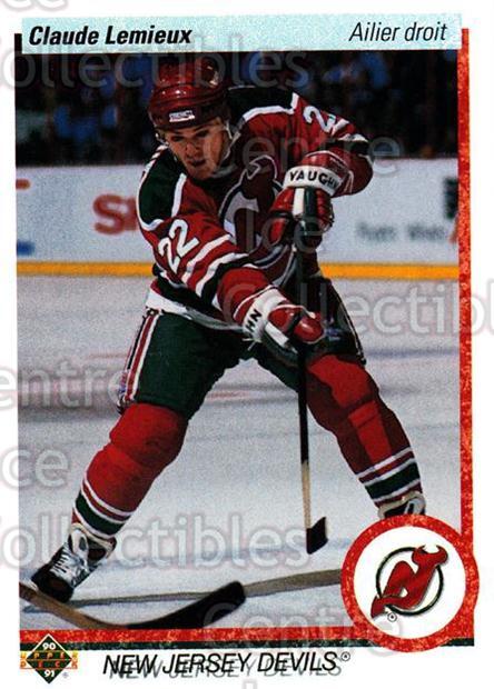 1990-91 Upper Deck French #447 Claude Lemieux