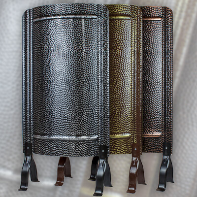 Nostalgie Ofenschirm Funkenschutz Metall verzinkt gehämmert