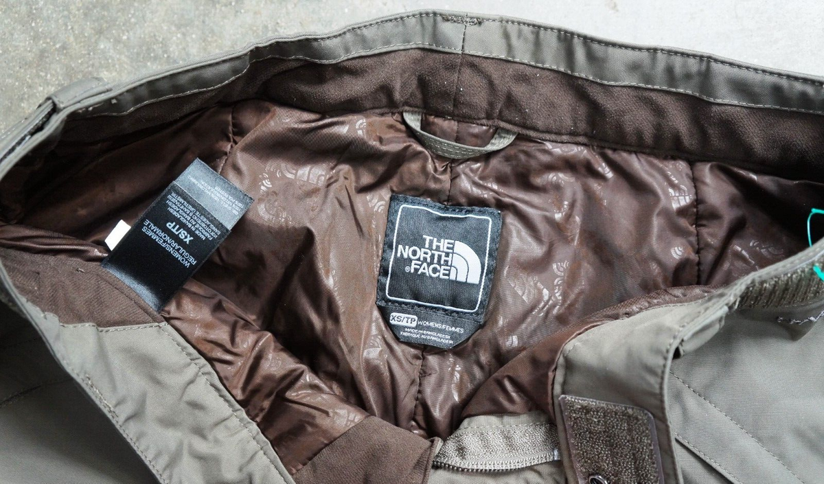 THE NORTH FACE WOMEN'S XS FREEDOM INSULATED BROWN SNOWBOARD SKI