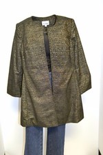 3 Sisters Jacket S,m,l Kiara Women's Long Tunic Coat Made In America 1786 3s715 