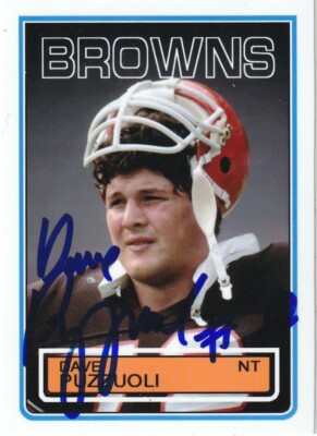 UFO The Brownswood Session Part 1 プロモ盤レア DAVE PUZZUOLI CLEVELAND BROWNS SIGNED 1983 STYLE CUSTOM CARD | eBay