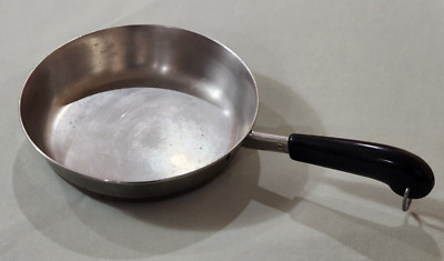 Vintage Revere Ware Copper Bottom 8 Inch Skillet 1801 USA Frying Pan No Lid