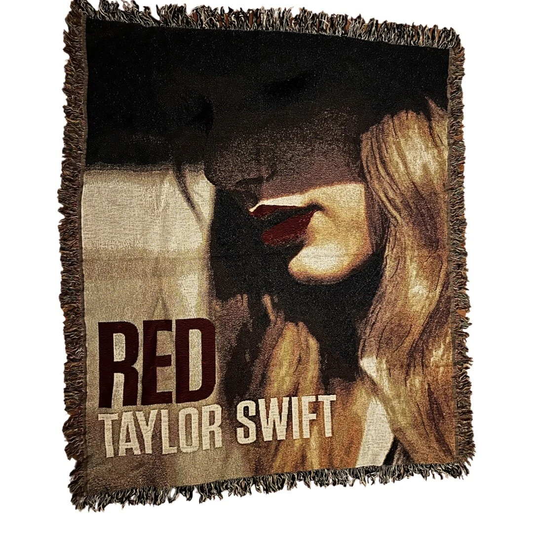 Taylor Swift “Red” Tapestry Woven Throw Blanket 50