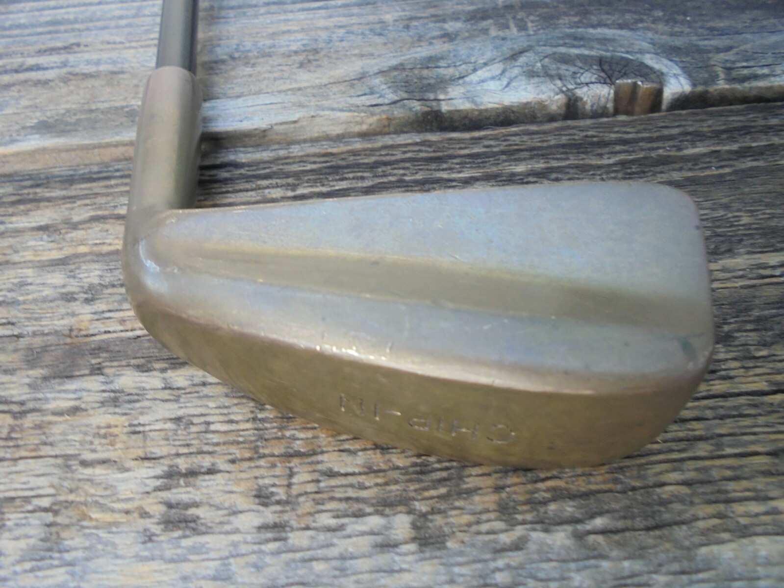 Cougar Chip-In Brass Head Chipper Golf Club Right Hand Steel Shaft Putter  Grip | eBay