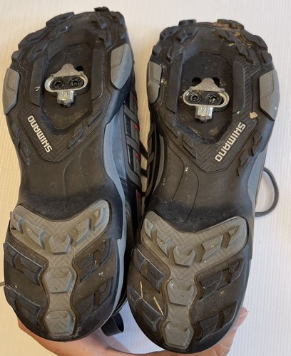 Shimano Women’s Mountain Biking Cycling Clip In Shoes Black Pink Gray 7.5 EUC - Picture 6 of 11