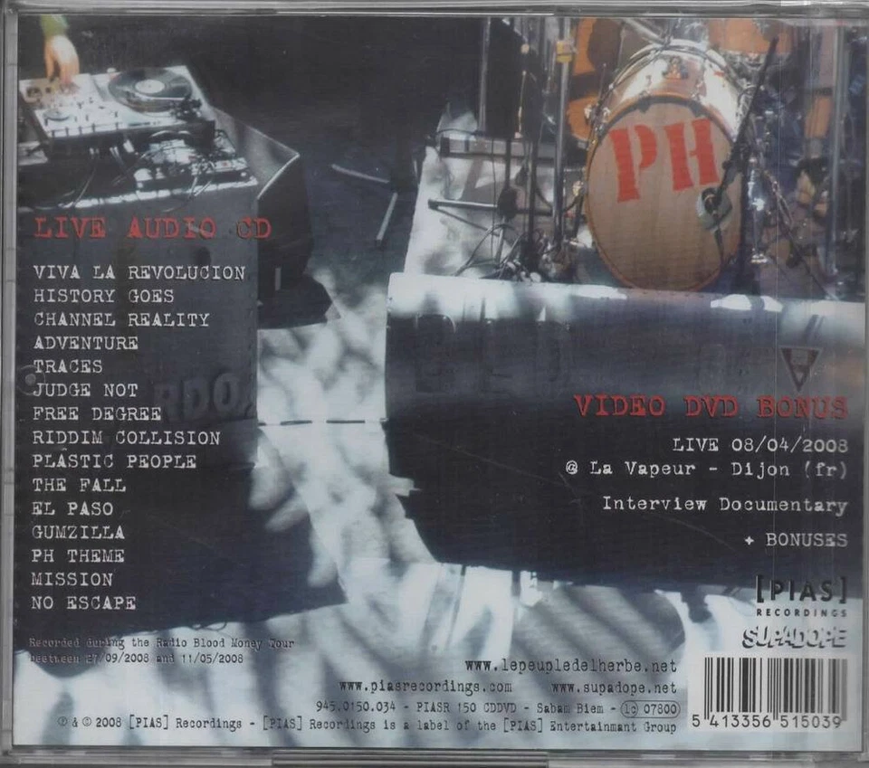 Le Peuple De L'Herbe Live CD & Video DVD NEU Viva La Revolucion History Goes - Bild 2 von 2