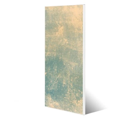 banjado Magnettafel 30x75cm Memoboard Magnet Metall Pinnwand Küche Patina Grün - Bild 1 von 4