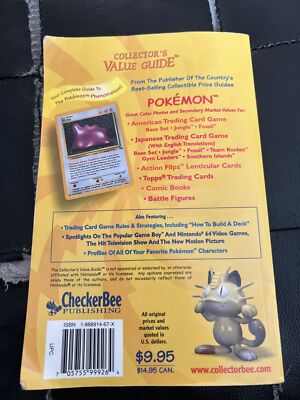 Softcover Pokemon Collectors Value Guide Original Premiere Edition 1999 Handbook Softcover Pokemon Collectors Value Guide Original Premiere Edition 1999 Handbook
