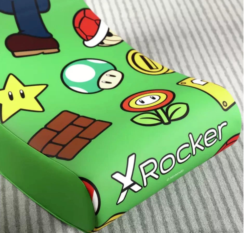 X ROCKER Officially Licensed LUIGI Power Up Edition Kids Folding Gaming Chair - Image 3 of 4