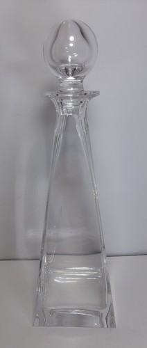 Bottiglia Vintage Cristallo Design COLLE cm35 Whiskey Cognac Brandy Liquore Vino - Foto 12 di 18