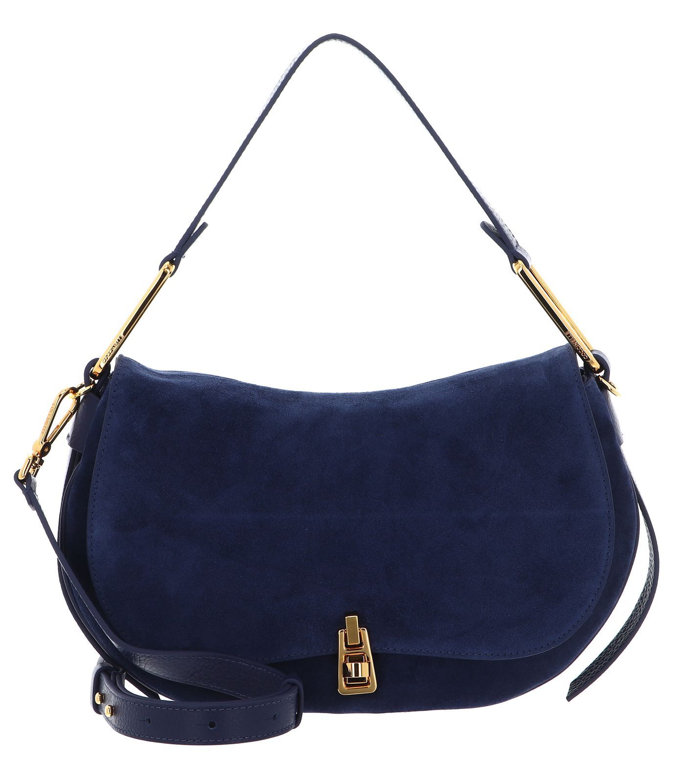COCCINELLE shoulder bag Magie Suede Handbag Suede Royal Blue