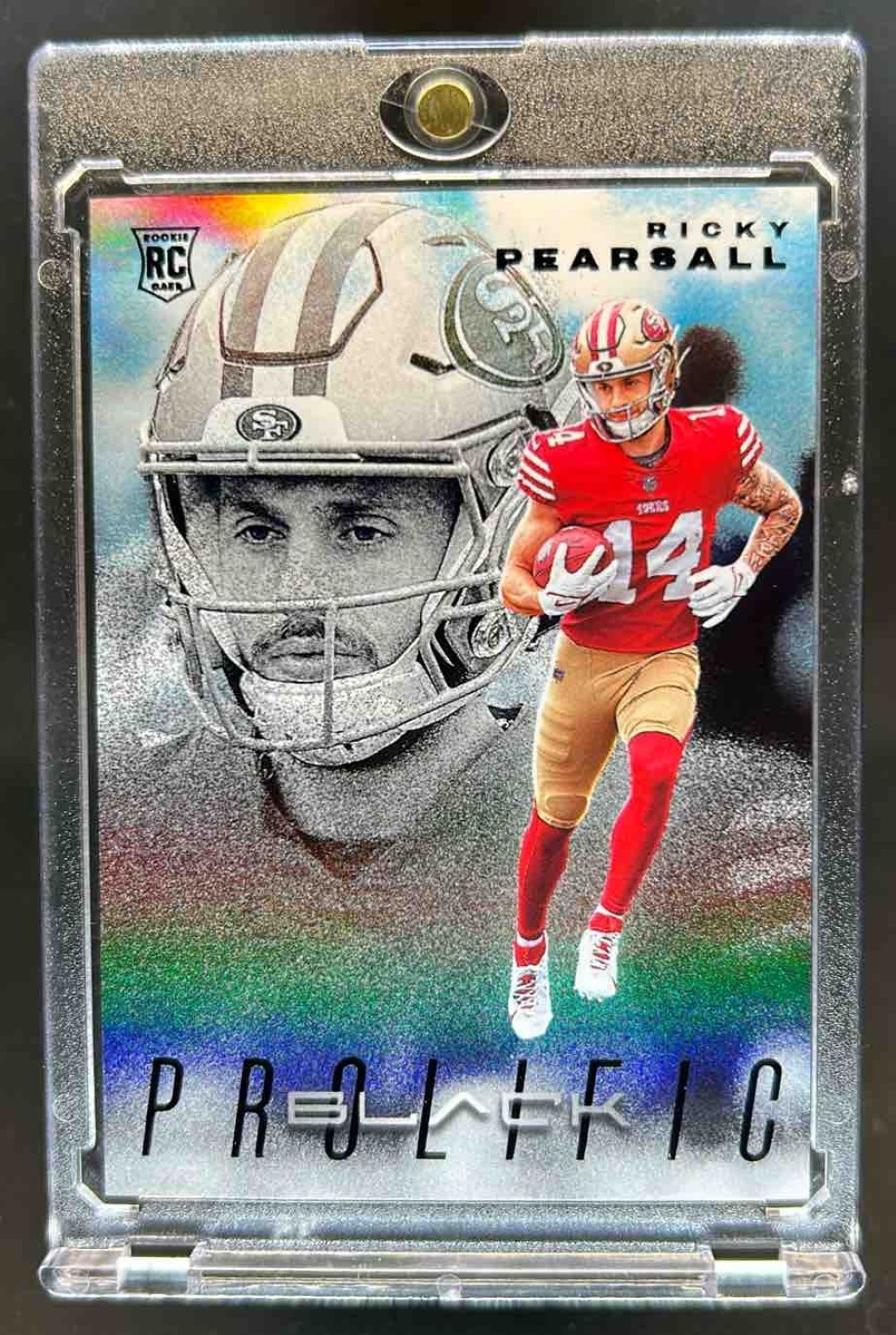 2024 Panini Black Ricky Pearsall Prolific RC Rookie #PF-RPL 49ers