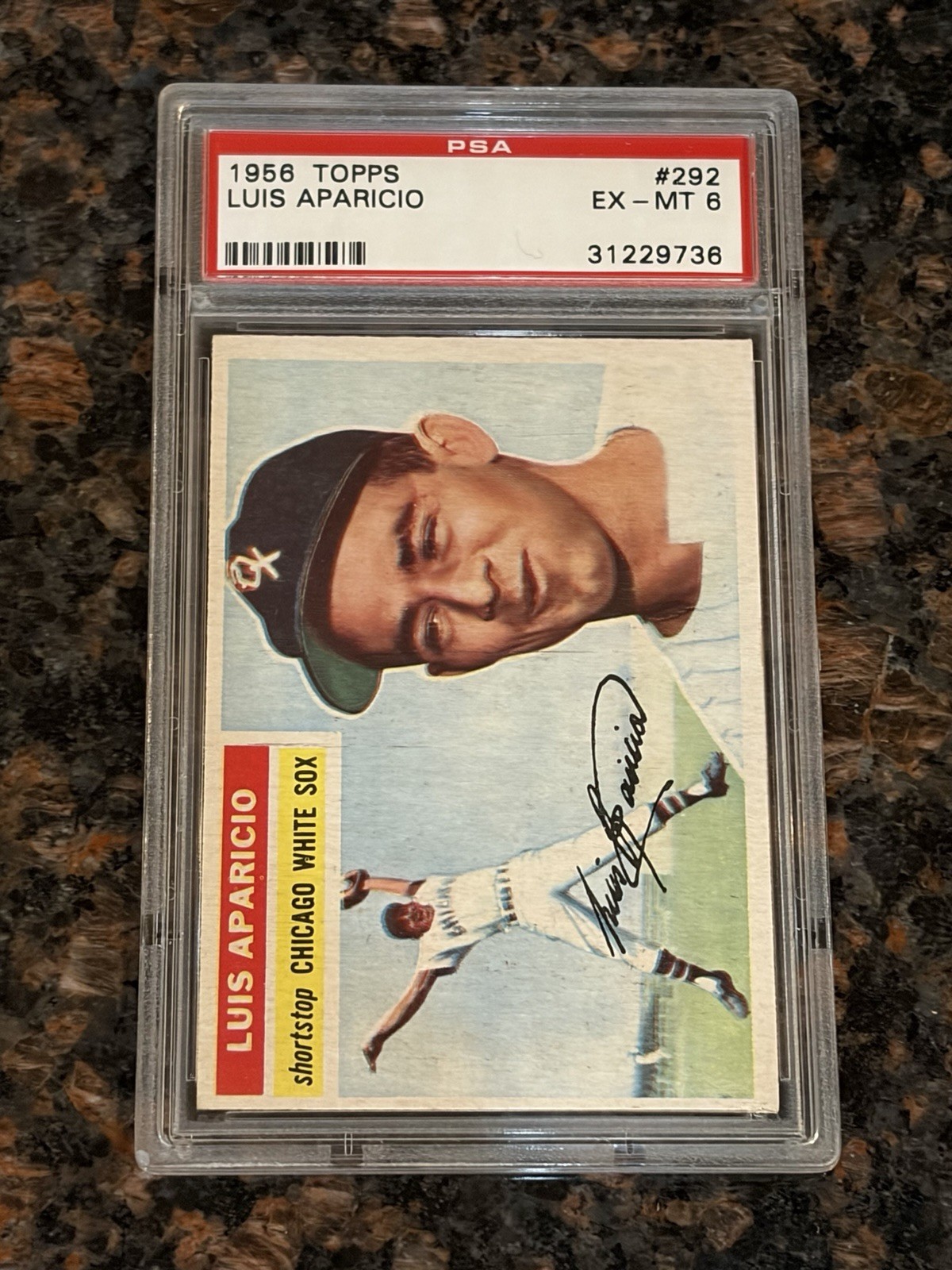 1956 Topps Luis Aparicio #292 Baseball Card PSA 6