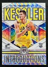 2022-23 Panini Mosaic Walker Kessler Rookie Introductions White Prizm /25 RC SSP
