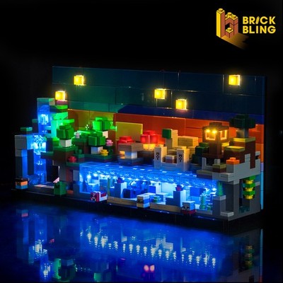 BrickBling LED Licht für LEGO Minecraft Mini-Biome 21589 (Standard)