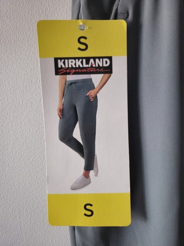 Kirkland Womens Small Lightweight leggings Joggers Steel Blue 0250 - Picture 3 of 14