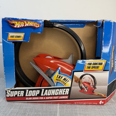 Hot Wheels 2009 Super Loop Launcher Discontinued  Red Black for Hot Wheel Tracks