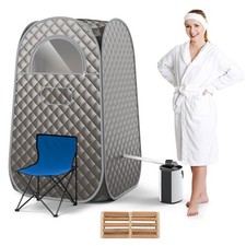 Portable Home Sauna Full Body Steam Sauna Tent with 3L Steam Generator