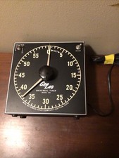 Gra-lab Darkroom Timer Model 168 Black Clock Glows
