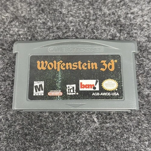 Wolfenstein 3d (Gameboy) - Authentic Cartridge Only Great Condition Tested Works