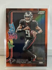 2025 Topps Chrome Football Michael Penix Jr. Future Stars Refractor /25 #FS-19