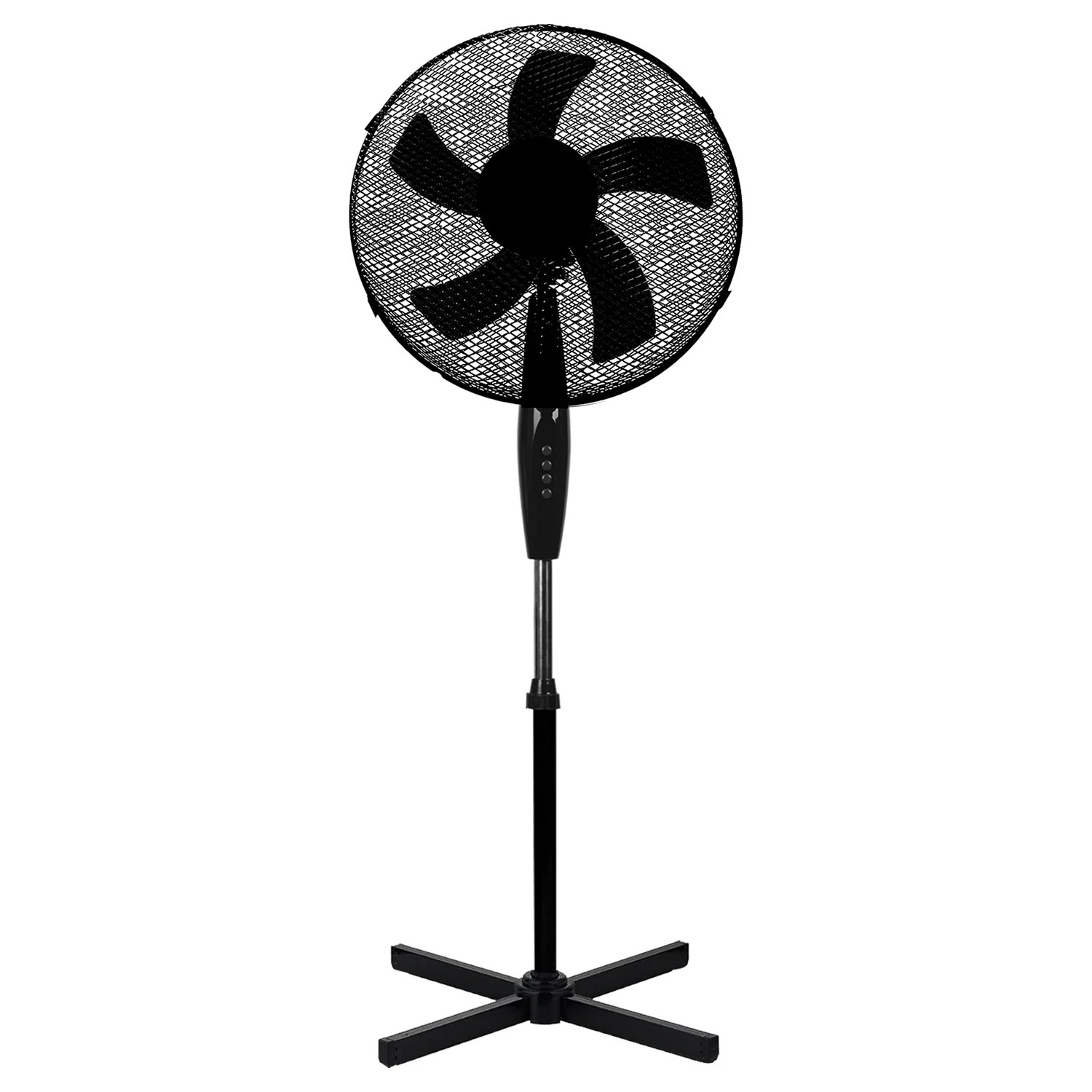 16inch Oscillating Pedestal Floor Fan 39W Standing Cooling 3 Speed Cool Air Sett