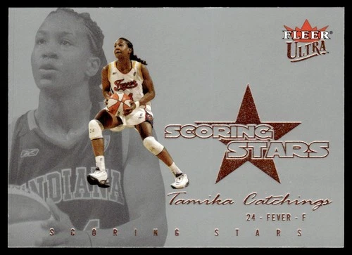 2004-05 Fleer Ultra WNBA Scoring Stars Tamika Catchings #3 SS B