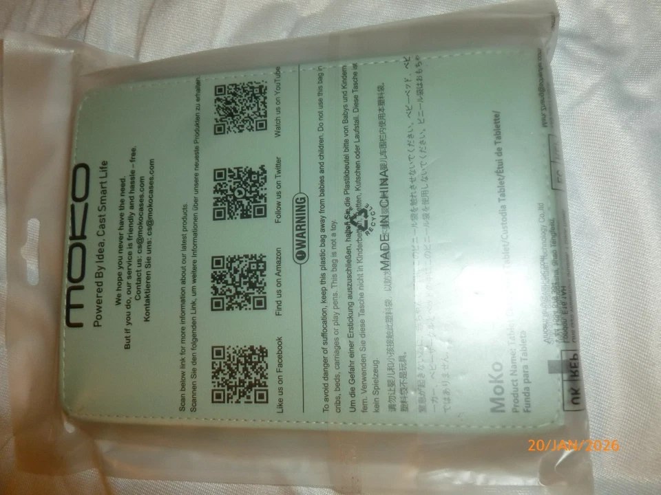 NEW Moko case Fits kindle paper white 2021 Light green - Image 2 of 2